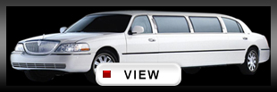 white town car stretch limo LA